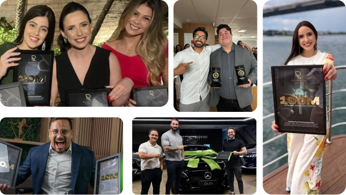 Vendedores premiados do Consórcio Club